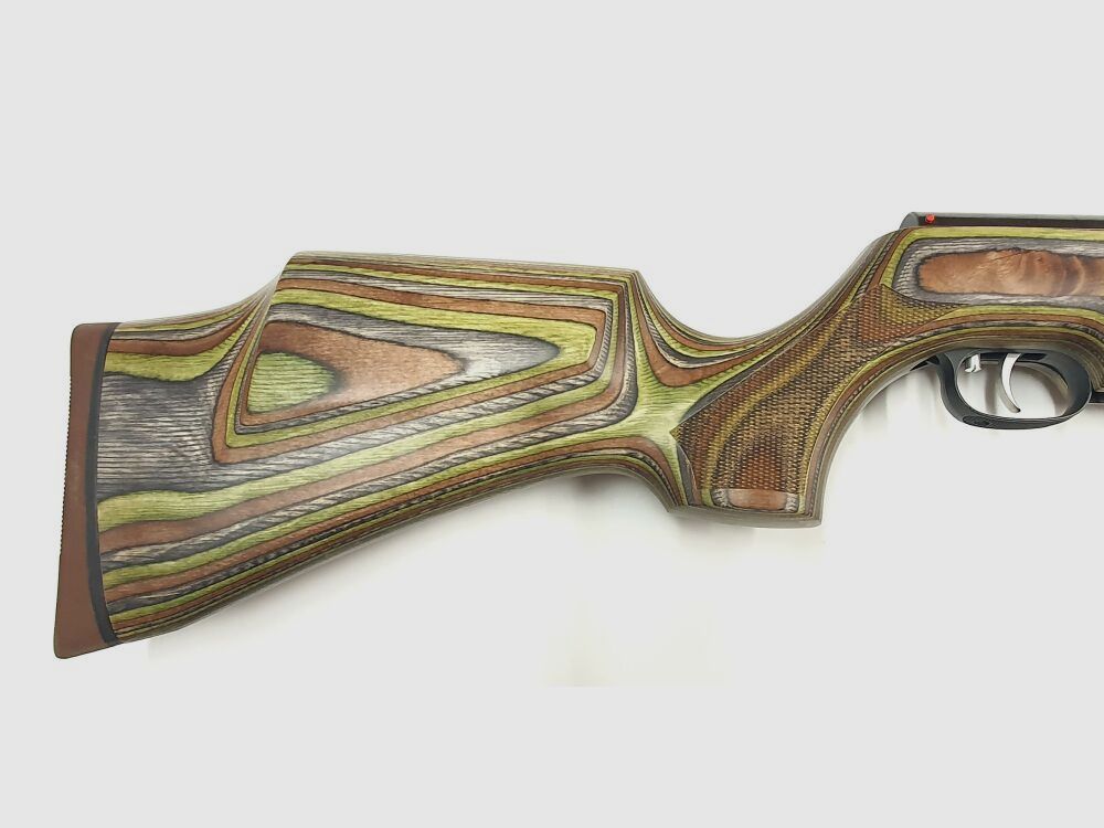 Weihrauch HW 77 carabine à air Édition Spéciale bois stratifié, calibre 4,5 ; F dans l'étoile à cinq branches