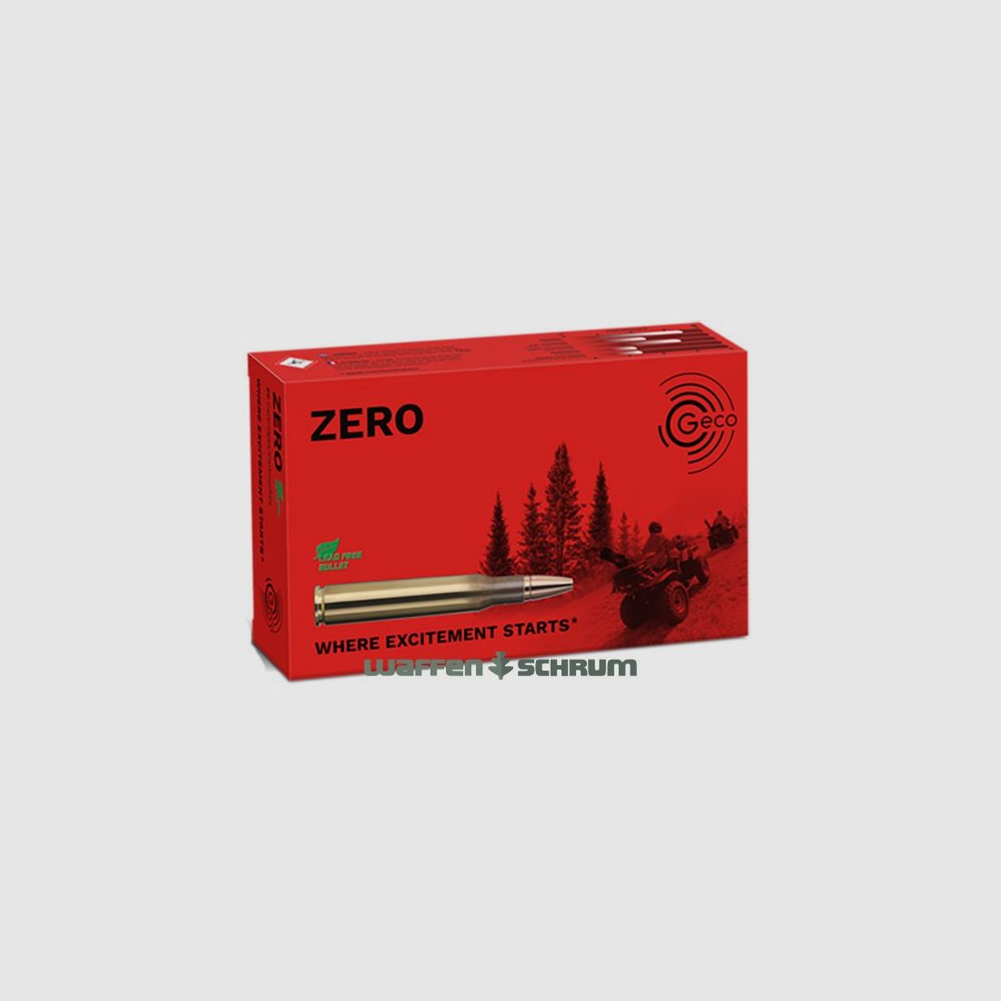 Geco Zero 11,9g - 184gr 9,3x62