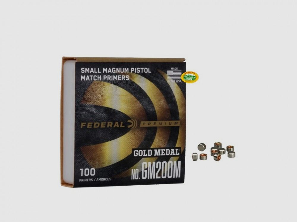 FEDERAL Zündhütchen GM200 MI Packung mit 100 Stk.