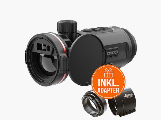 HIKMICRO Clip-On Thunder TQ35CL 3.0 Complete Package including Adapter