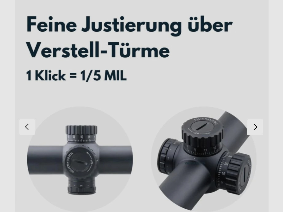 Vector Optics SCFF-27 Taurus 1-6x24FFP - Montage für 21mm Picatinny