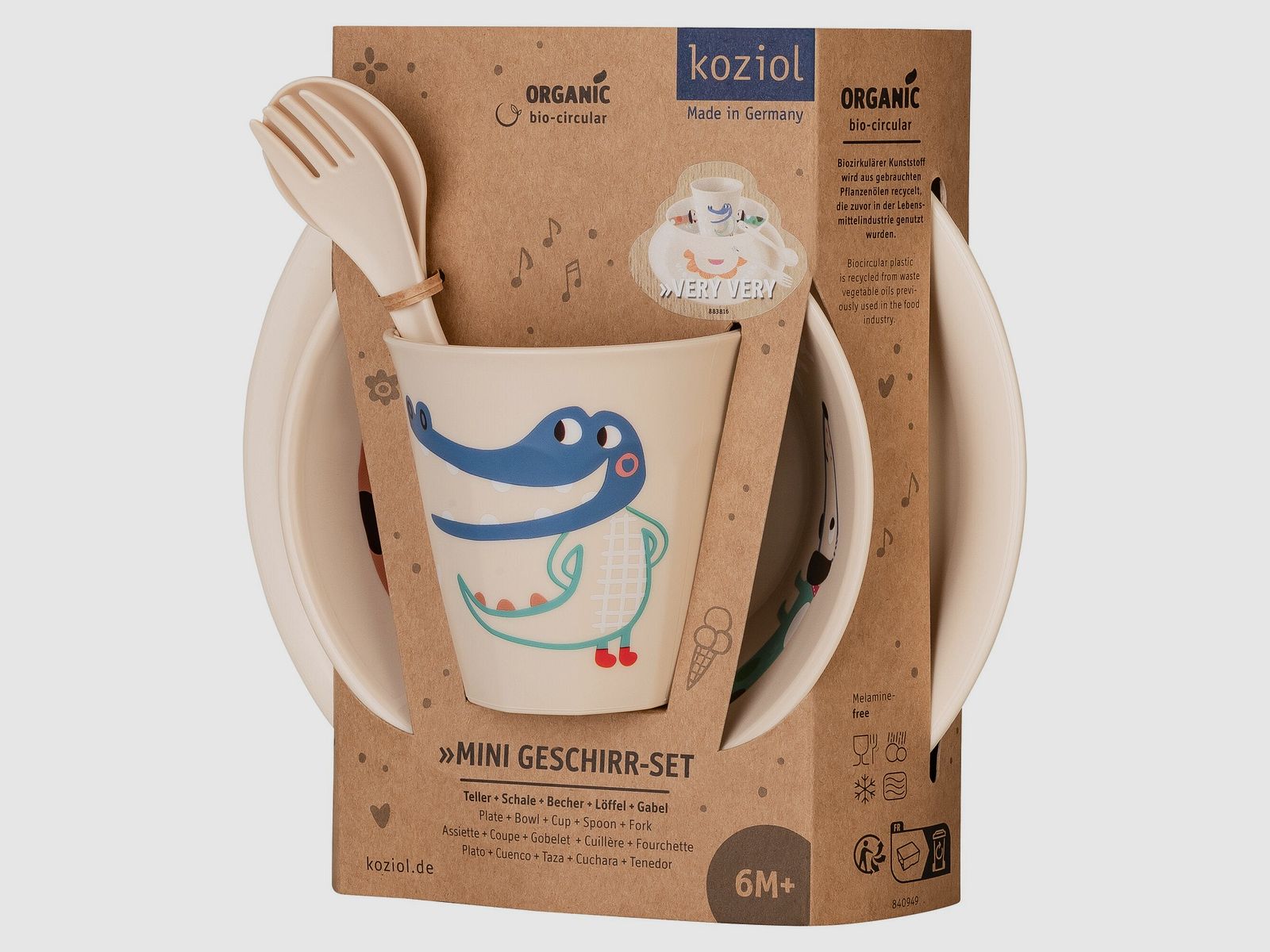 Children's Dinnerware Very at Home 4-Piece Set, image 3 of 3