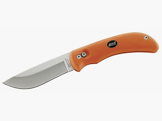 EKA Jagdmesser Swing Blade orange gummierter Griff