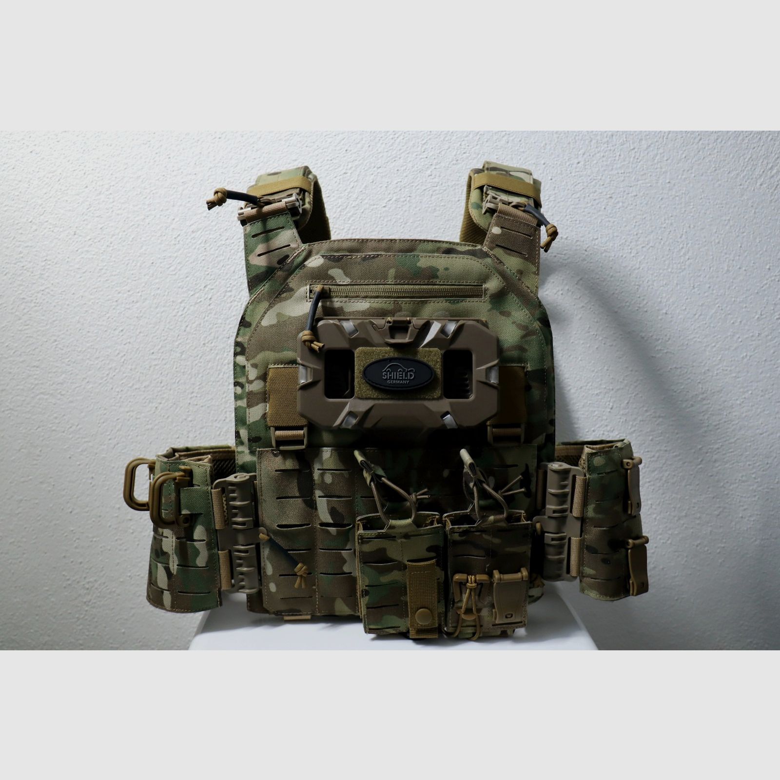 Airsoft Gewehr HK M110 A1 S-AEG Neu! Mit cooler Ausstattung! !!!Für kurze Zeit Plattenträger / Weste v. Shield Germany, neu, gratis dazu!!!