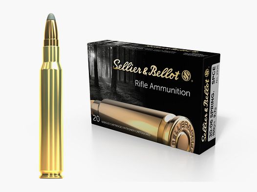 Cartouches de fusil Sellier & Bellot 30-06 Spring. SPCE