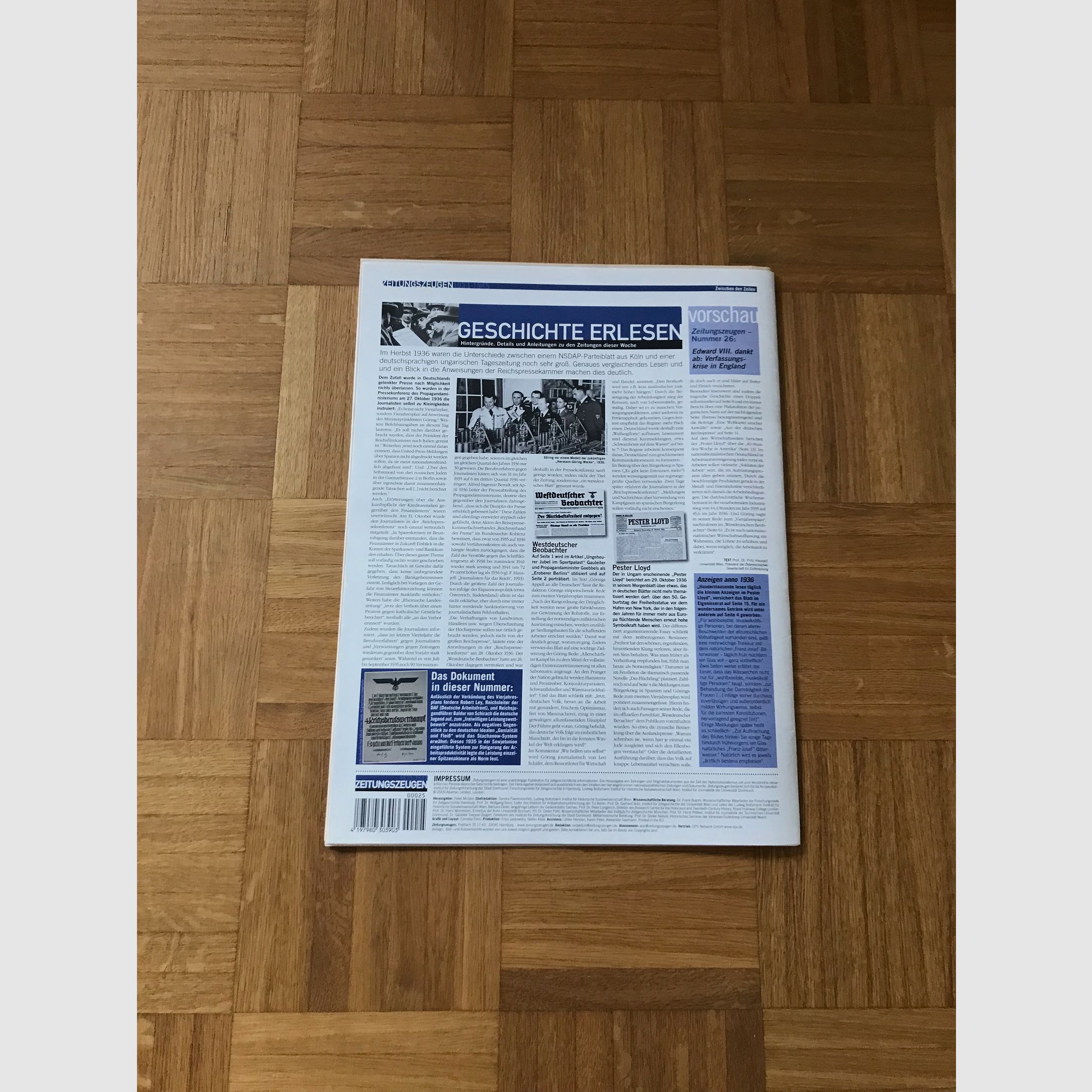 Testimoni di giornale . Edizione di raccolta stampata    102 pezzi 