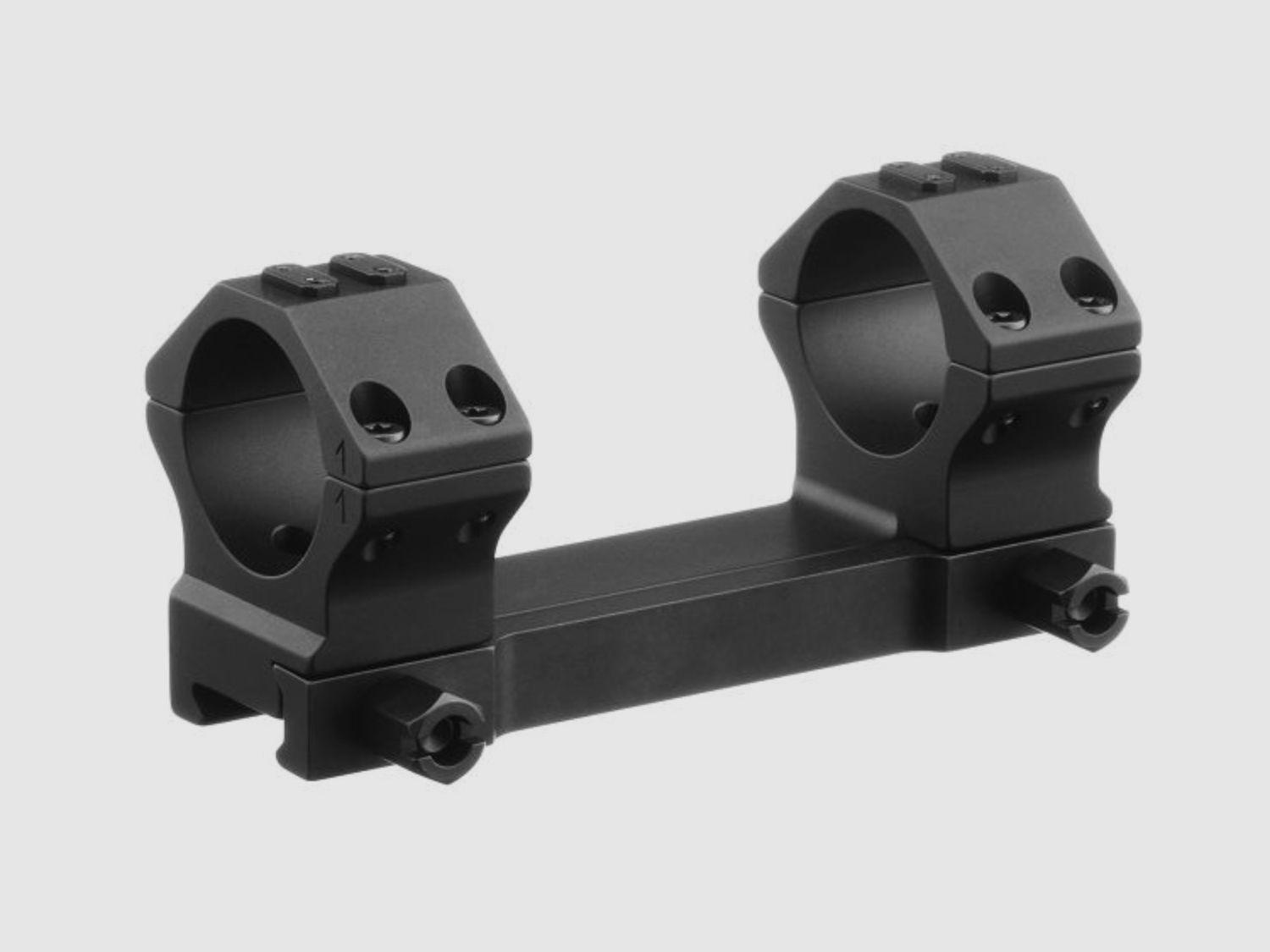 Eratac T5013-0015 Blockmontage Ringdurchmesser 30 mm Bauhöhe 15mm mit Mutter