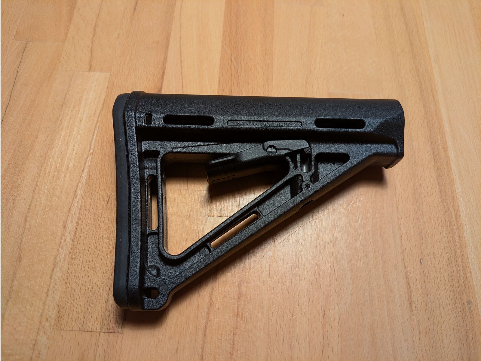 Magpul MOE Stock (calcio), nero, Milspec AR 15