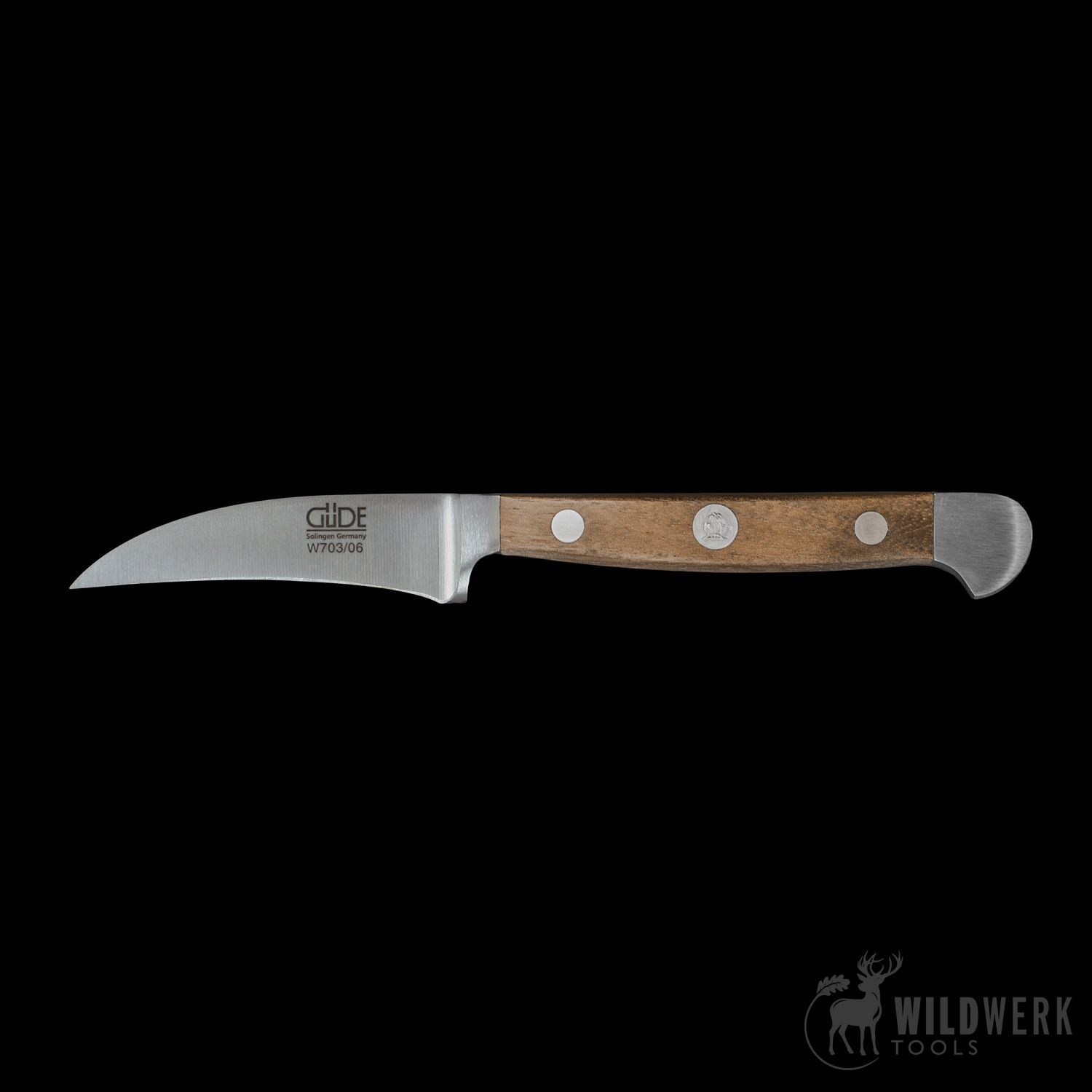 Güde Peeling Knife Alpha Walnut