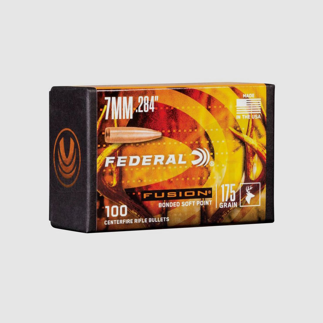 .284 / 7 mm 175 gr / 11,3 g Federal Fusion Geschosse 100 Stück