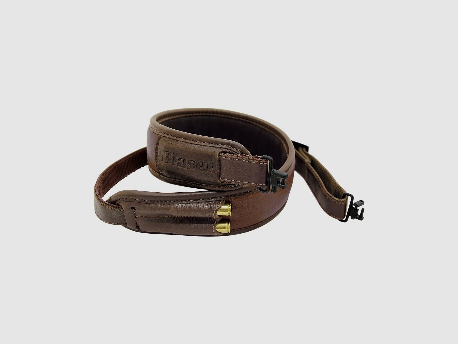 Leather rifle sling brown