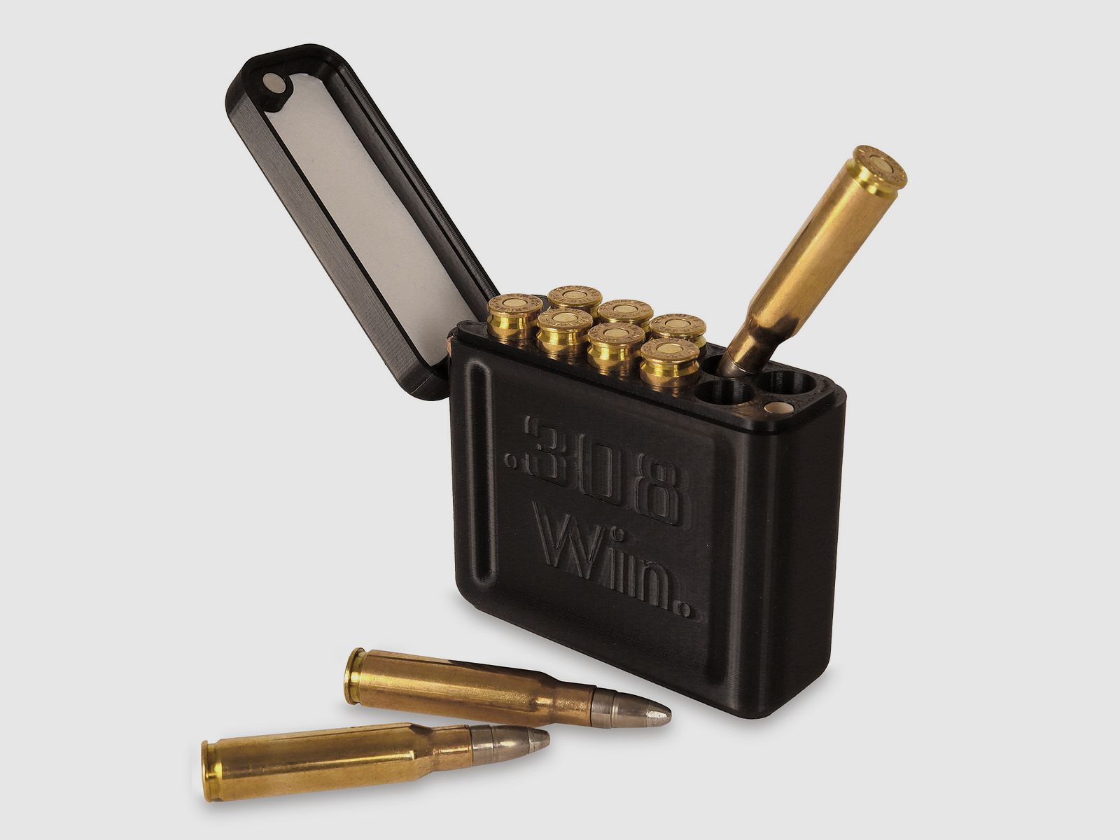 AKAH pudełko na naboje z drukarki 3D .308 Win - 9,3x62