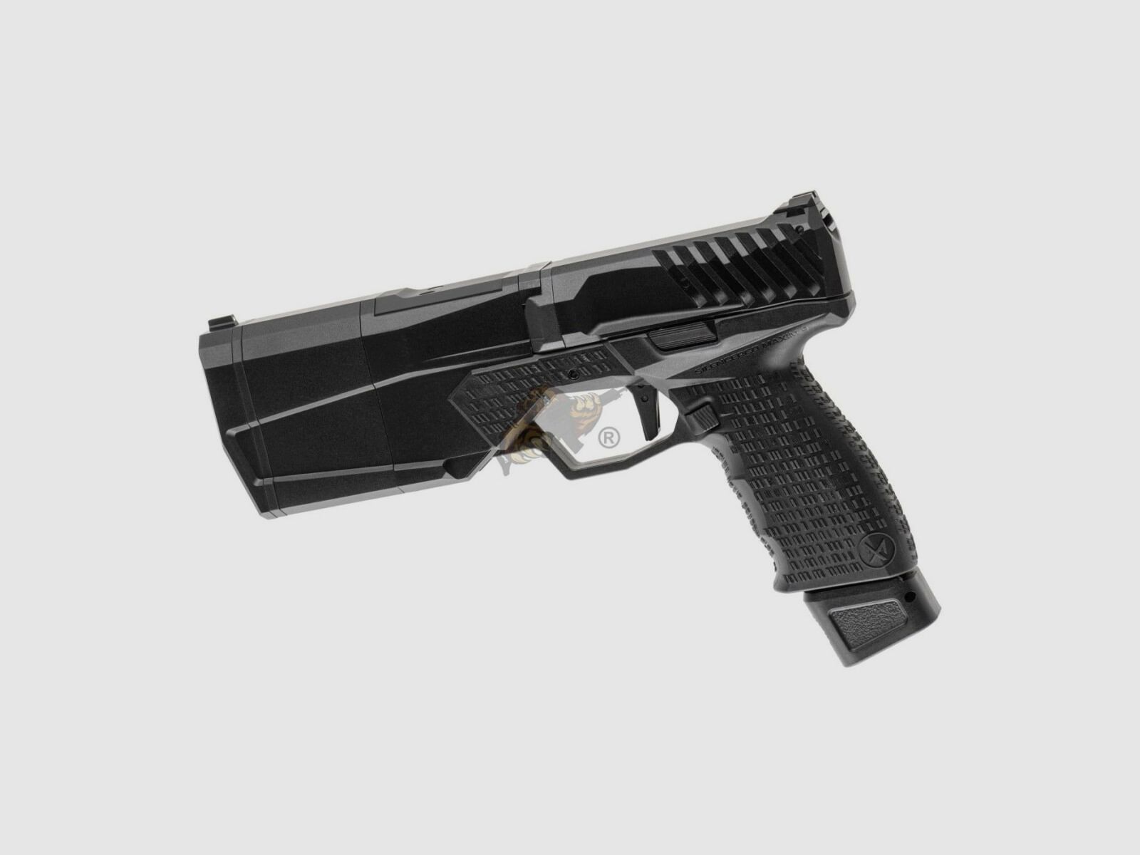 SilencerCo Maxim 9 CO2 Blowback Airsoft Pistol in Nero di Krytac