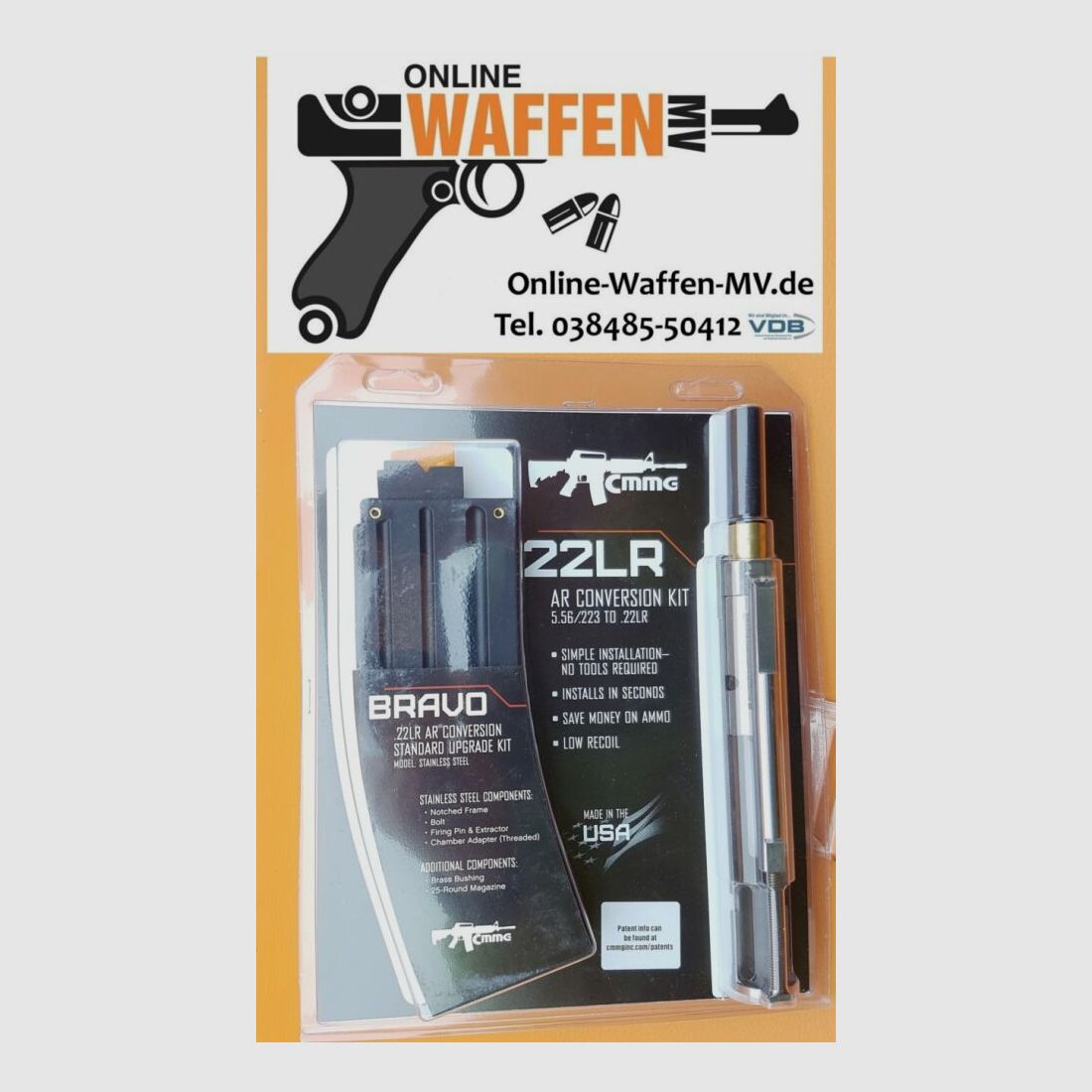 AR-15 CMMG Bravo Conversation Kit . 22lr Sofort ab unserem Lager lieferbar !