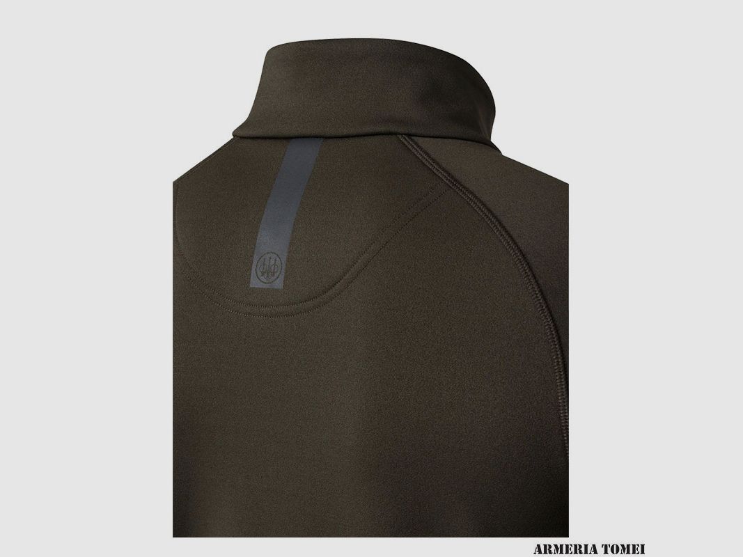 PILE – BERETTA – STRETCH TECH HALF ZIP FLEECE Green Moss, immagine 3 di 5