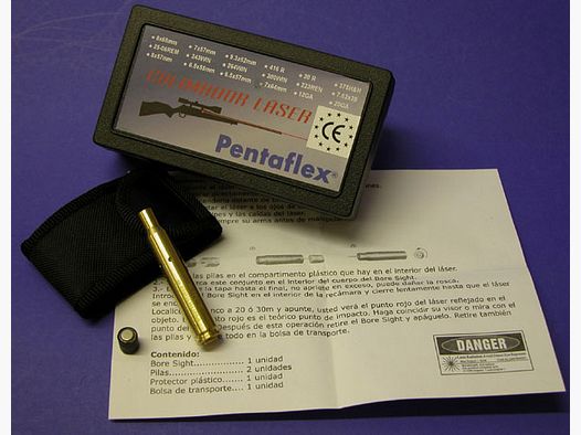 PENTAFLEX laser adjustment cartridge .222 Remington