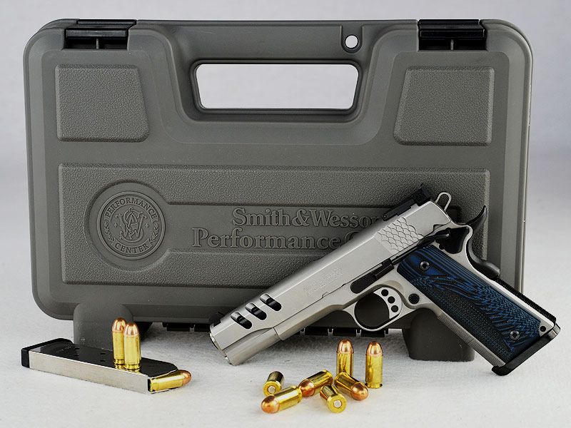 Smith & Wesson SW1911 Performance Center, blau