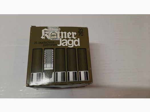 Schrot Munition 20/70 2,7mm Konvolut 100 Schuss