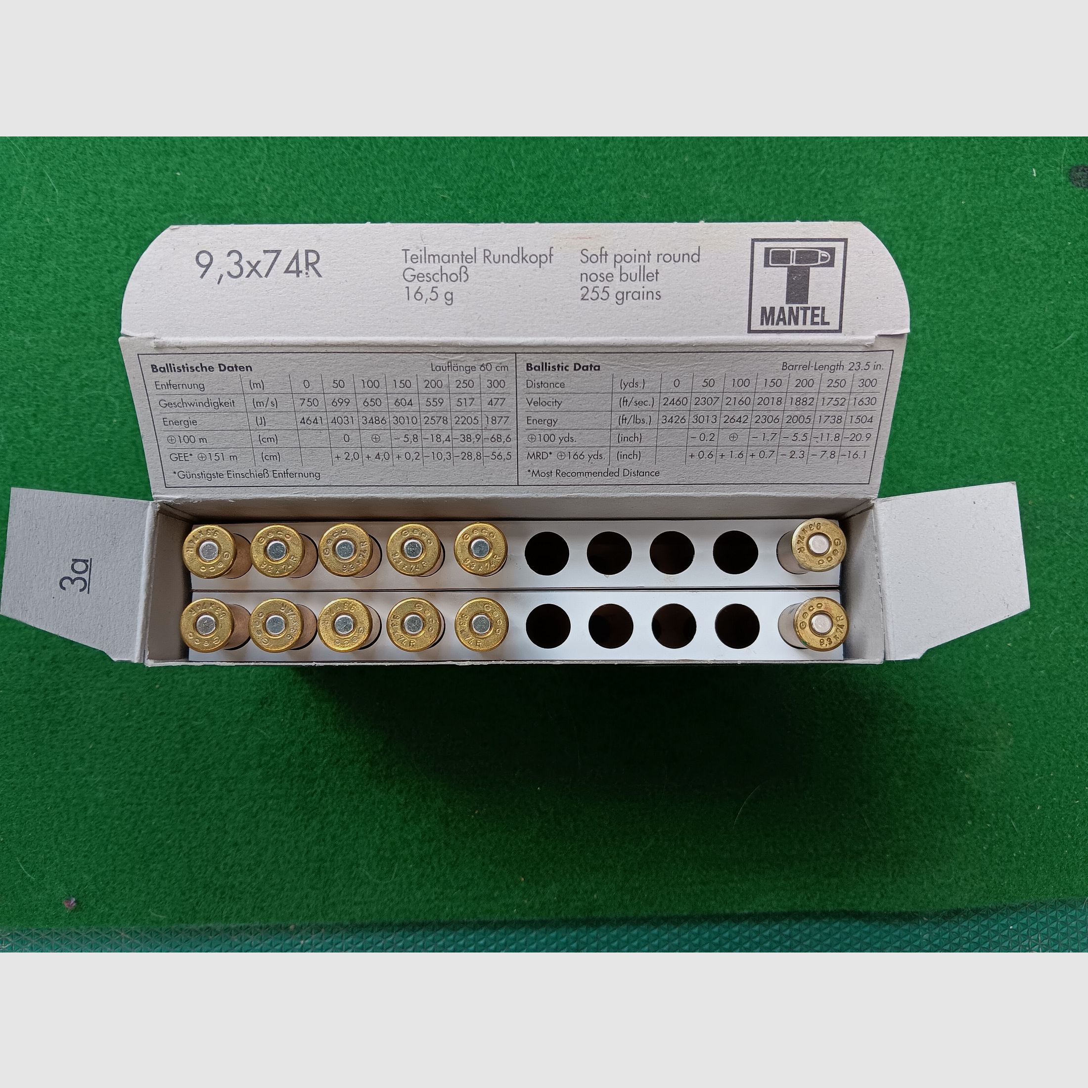 GEKO Munition 9,3 x 74 R