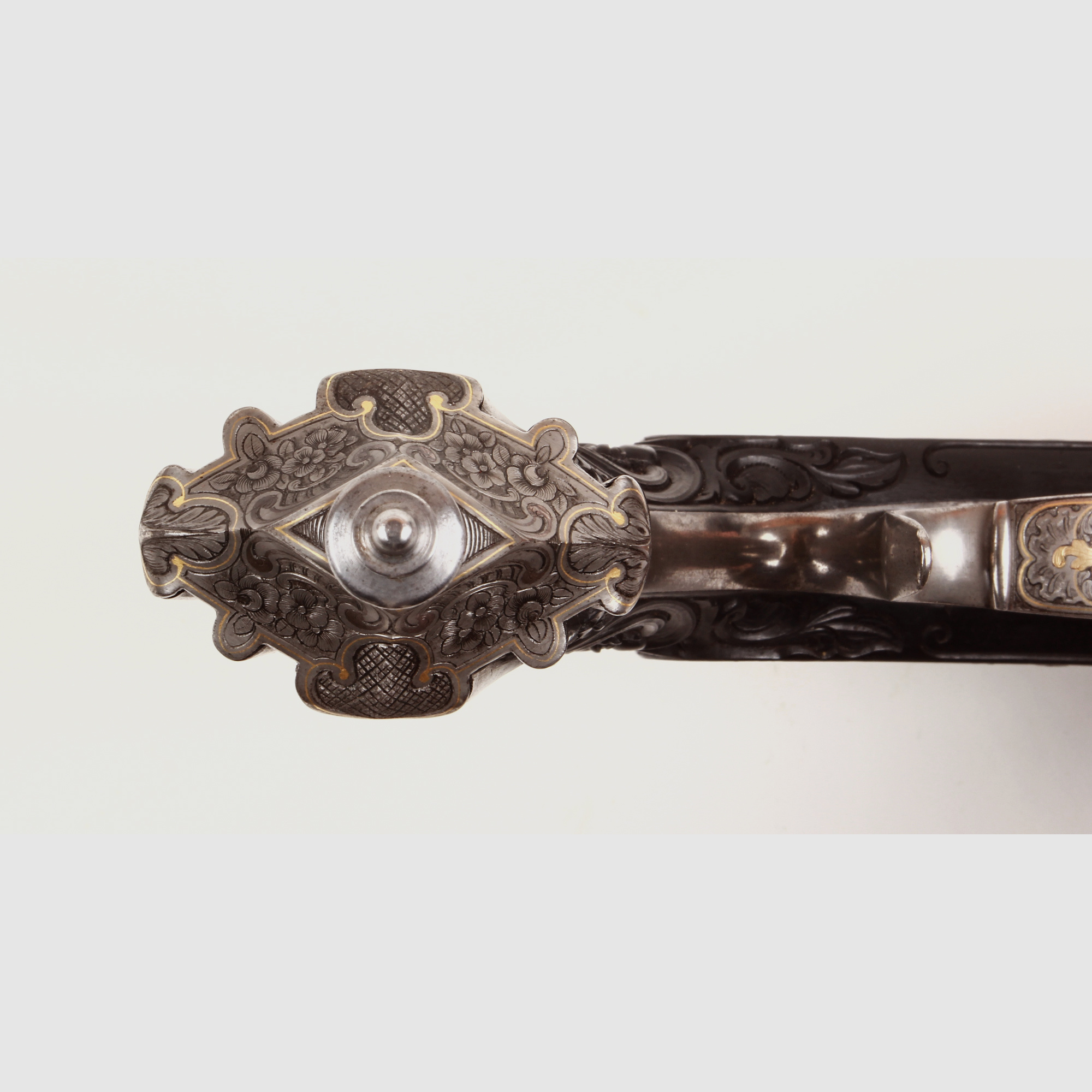 Salon glass pistol Mangeot Brussels ca. 1860 Article 10437