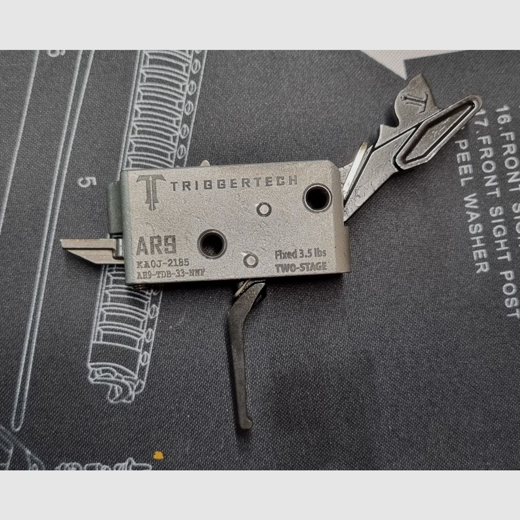Triggertech AR9 Zwei-Stufen - Gerade/Straight