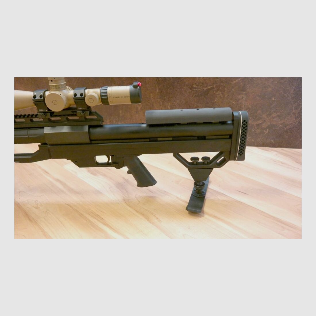 Büchse Fortmeier M2002 Kal. .338 Lapua Magnum mit S&B 5-25x56 PM II Pfandversteigerung 17.7.25