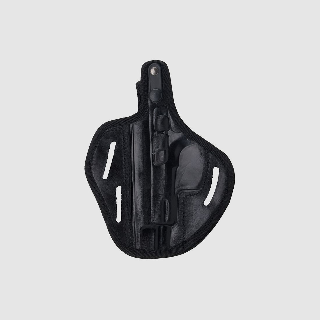 Schnellziehholster Formholster GĂĽrtelholster fĂĽr Schreckschuss Pistole Browning GDPA Leder schwarz