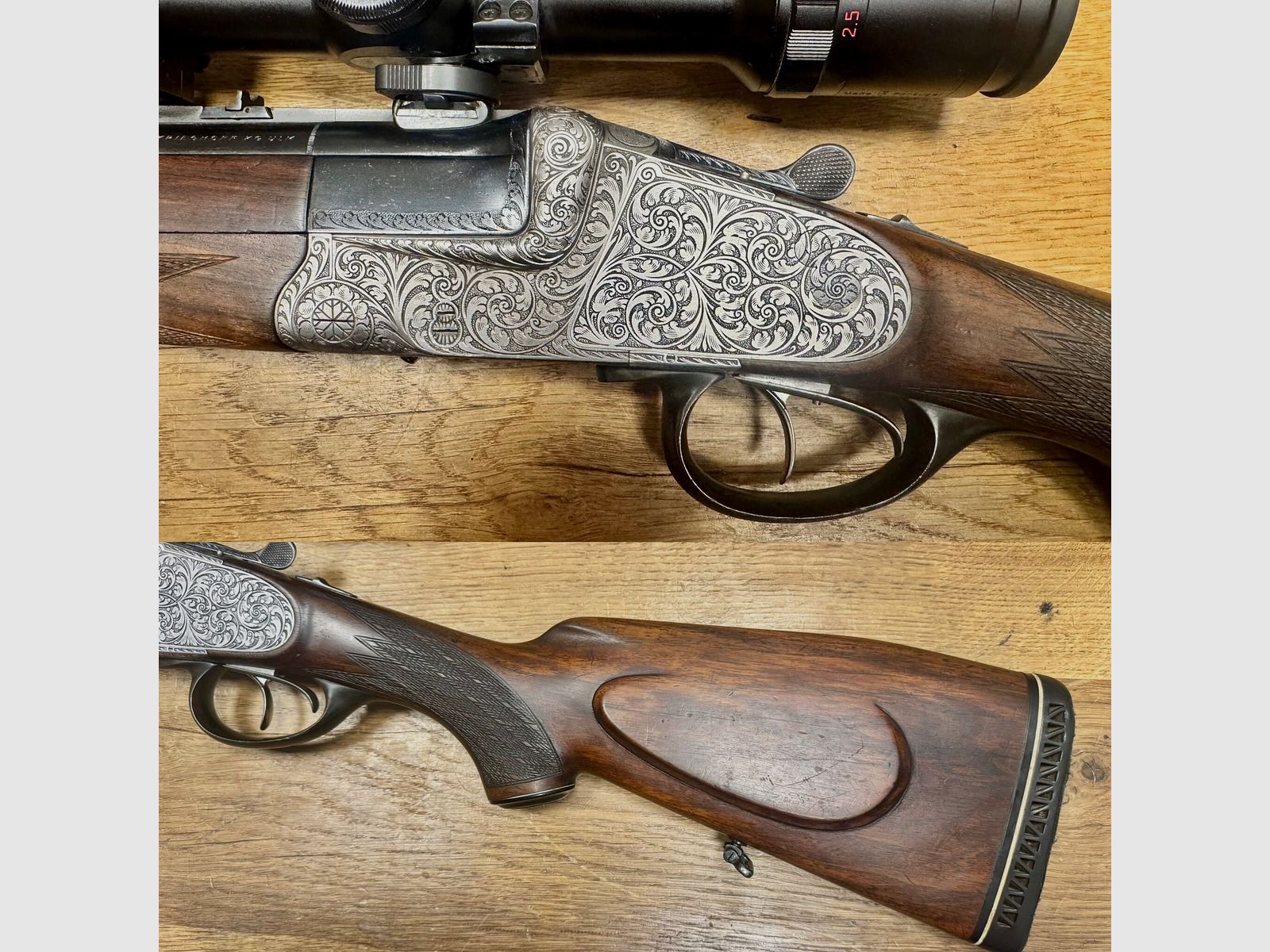 Krieghoff Ulm Primus Escopeta de Perrotes con Cañón Intercambiable y Leica Visus, imagen 3 de 6