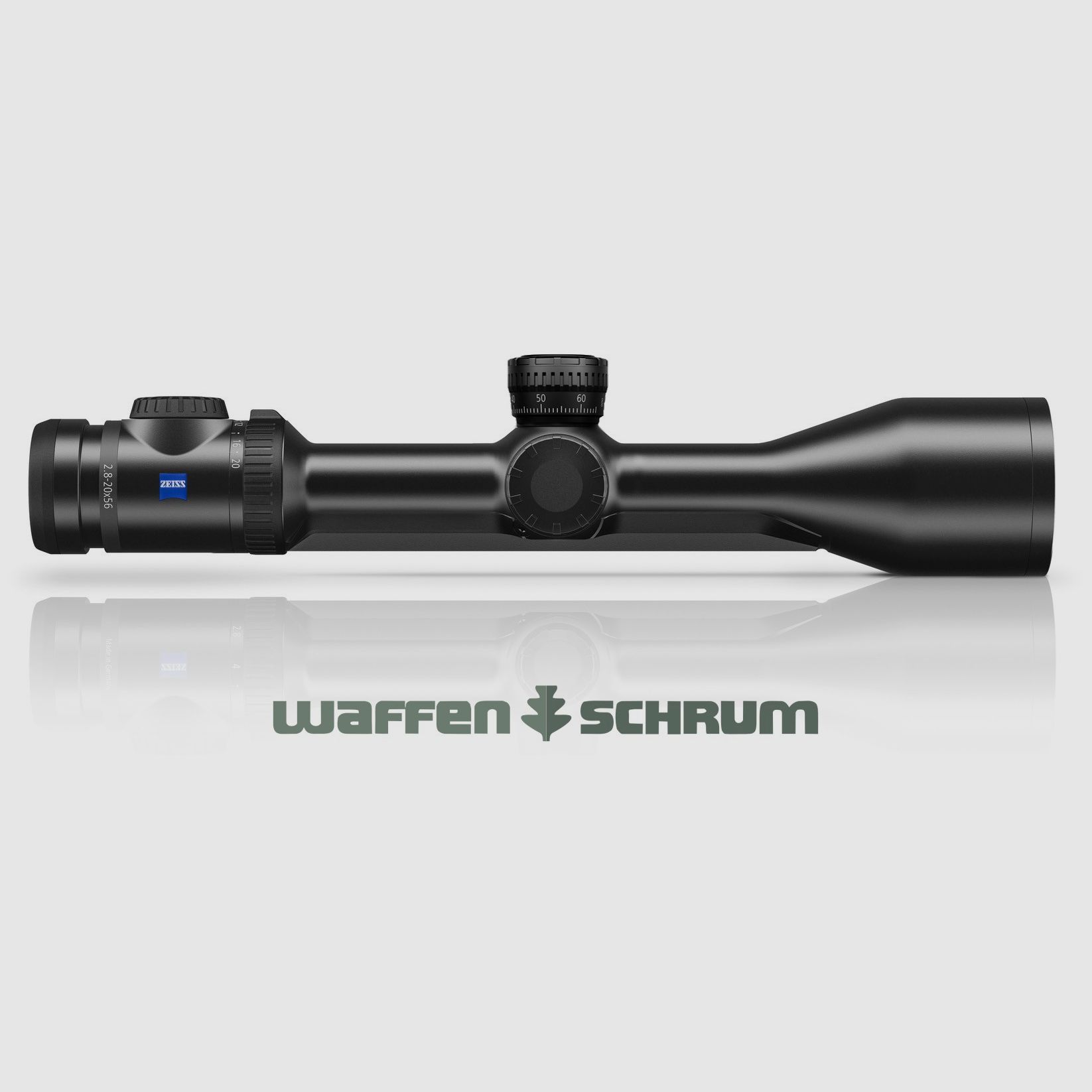 Zeiss Victory V8 - 2,8-20x56 M / 30mm Mittelrohr mit Schiene Absehenschnellverstelllung Höhe + Seite