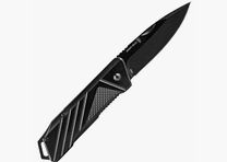 Couteau pliant Umarex Elite Force EF162 en acier inoxydable / couteau de poche (noir)