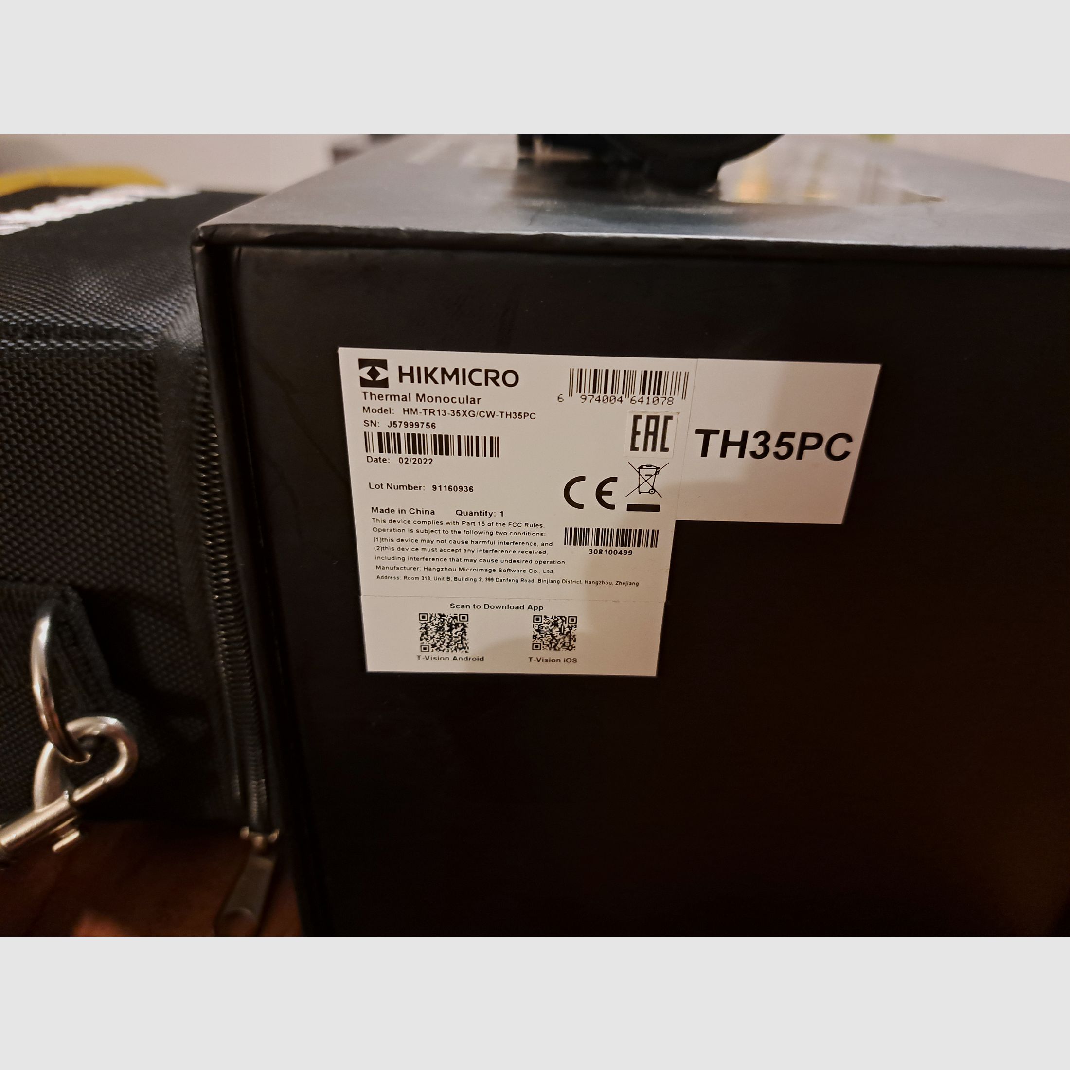 Hikmicro Thunder TH35PC inkl Rusan MCR
