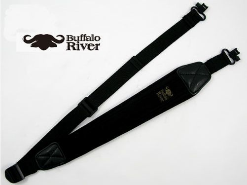 Neopren Gewehrriemen Buffalo River mit QR-Riemenbgeln