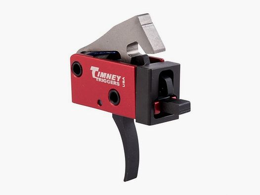 TIMNEY TRIGGERS TIMNEY TRIGGERS 682 AR 9mm PCC Dwustopniowy, zakrzywiony 2lb Zestaw 2lb Zwolnienie AR15 / M4 / M16 Wkładka spustowa