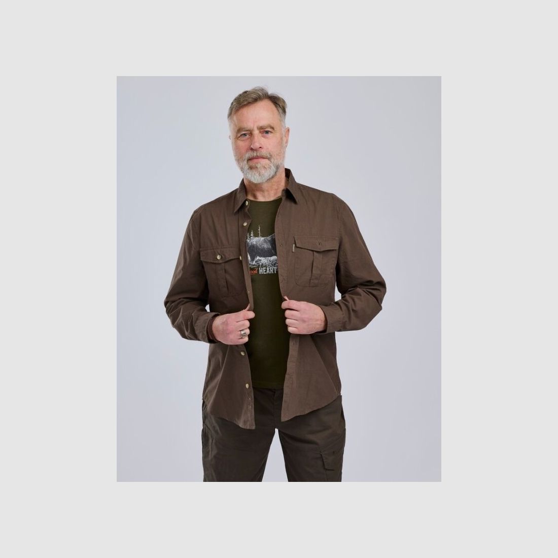 Pinewood Herren Hemd Safari