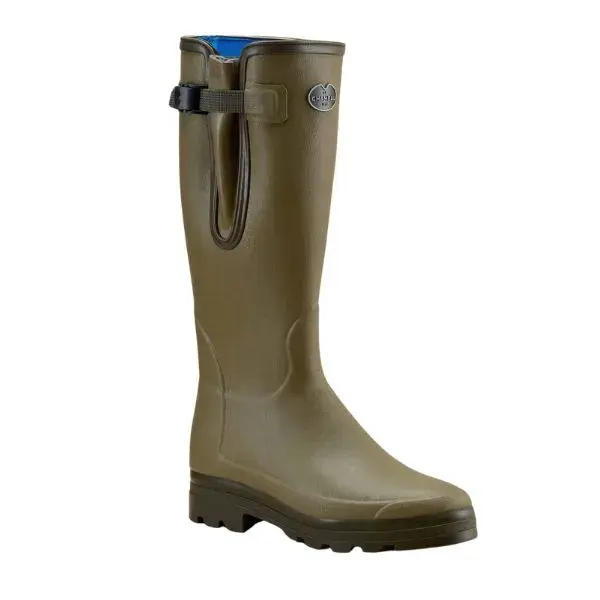 Stivali Vierzonord Le Chameau Foderati in Neoprene Verde, immagine 2 di 12
