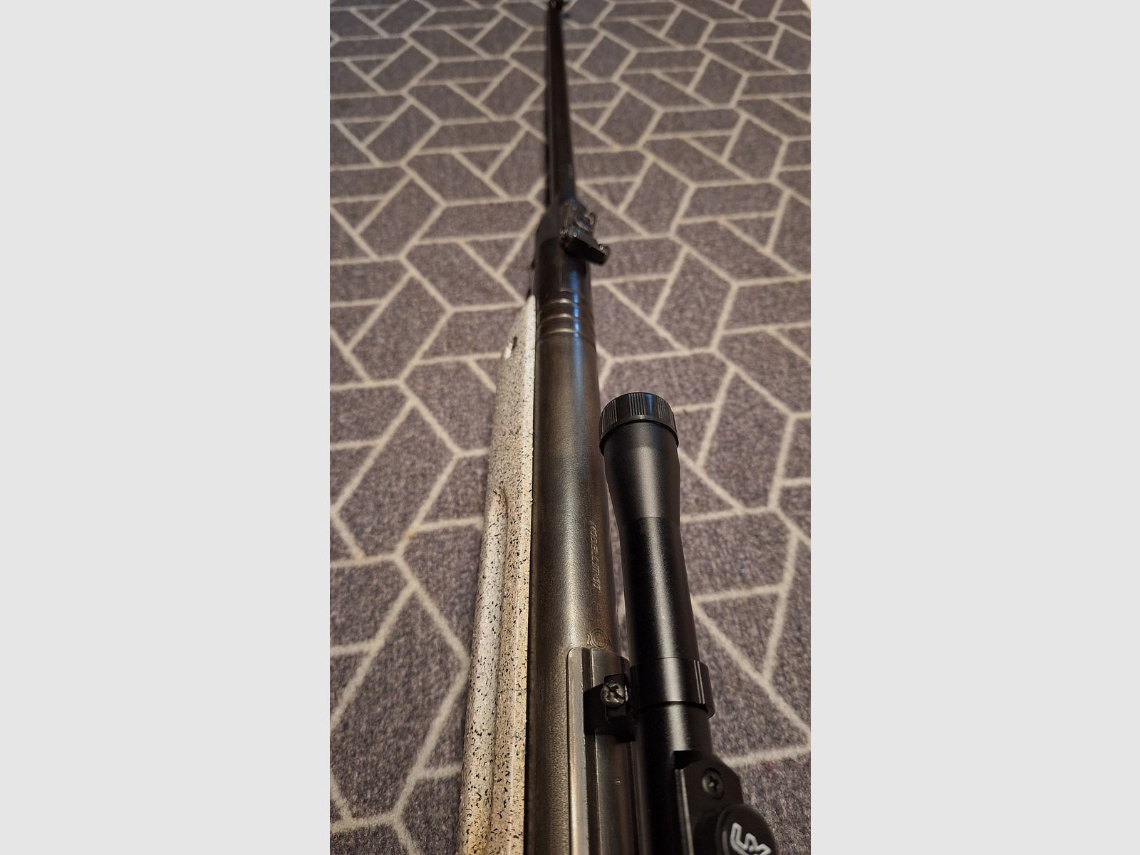 Haenel III-60 "Q1" carabina de aire DDR con scope. ¡pieza única para coleccionistas!