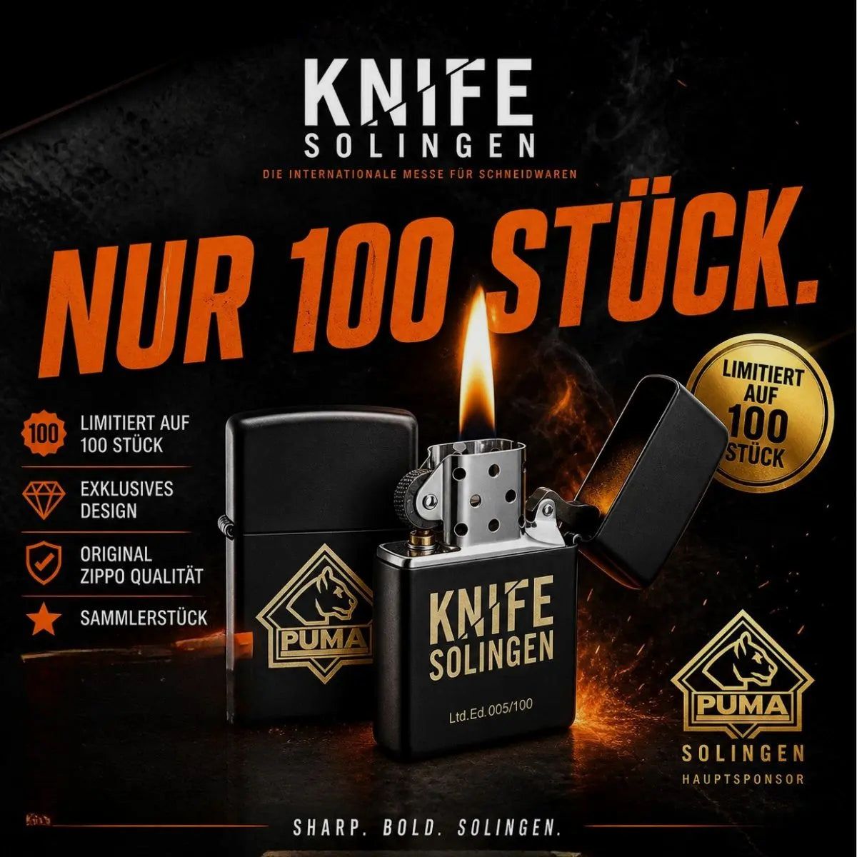 PUMA x KNIFE Solingen Zippo® Limited Edition 2026