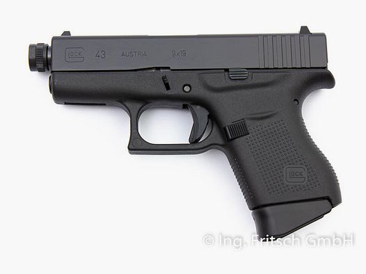 Glock 43 SD-Gewindelauf, 9x19mm