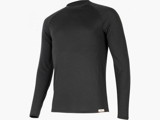 Lasting Merinoshirt LS Herren Modell Atar - Black