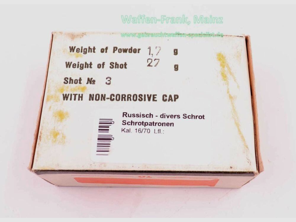 Russian - various shotgun cartridges 16/70