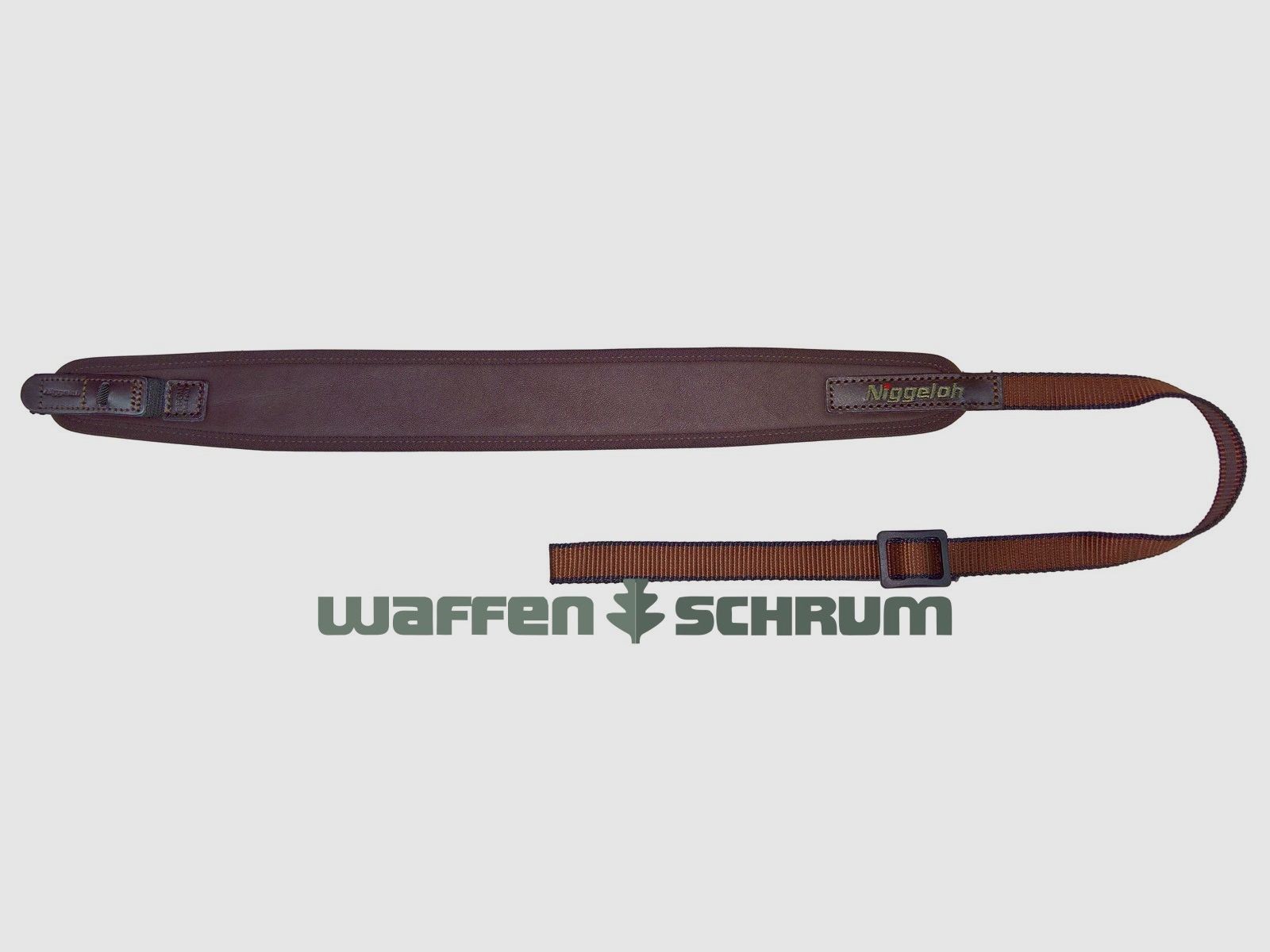 Sangle de fusil Niggeloh universelle en cuir - marron