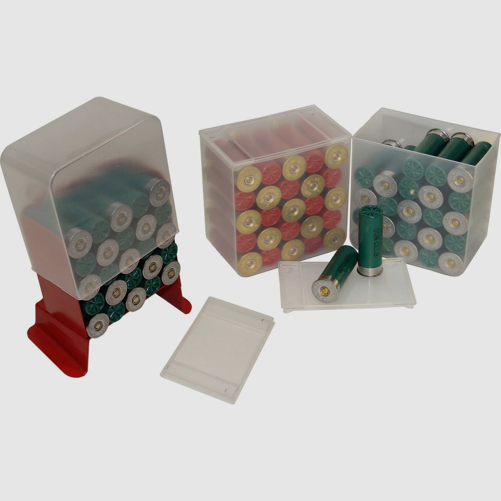 MTM Schrotpatronenbox SS25-00 transparent für 25 Schrotpatronen