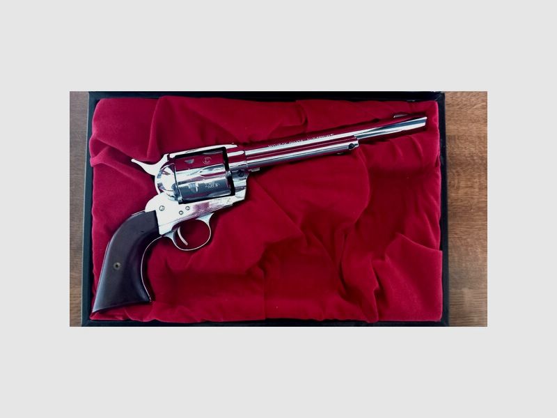 Texas Scout Revolver " Peacemaker" Mod.121 Cal. 9mm Knall verchromt