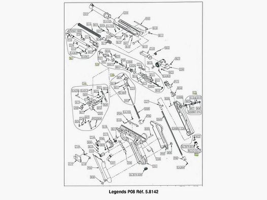 Ricambio Umarex ref. 5.8142.50.06 Ugello assemblato per pistola ad aria P08