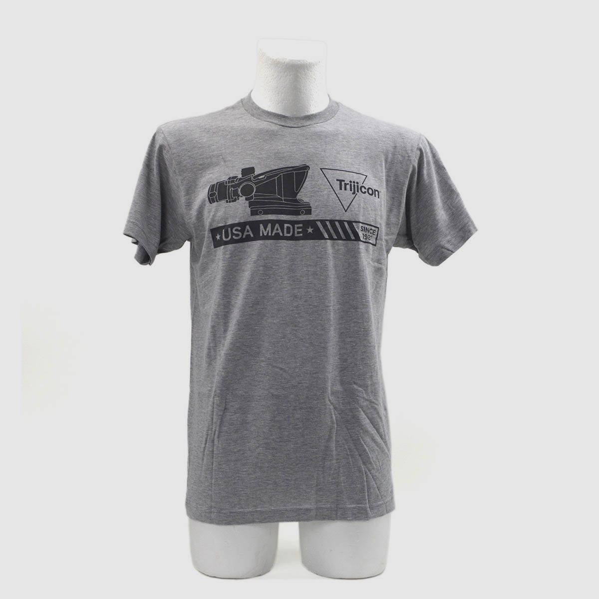 T-Shirt ACOG with logo front medium gray