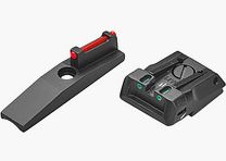 LPA SPF21RU Juego de Visores de Fibra Óptica para Pistolas Ruger MK IV .22 – Fibra Óptica