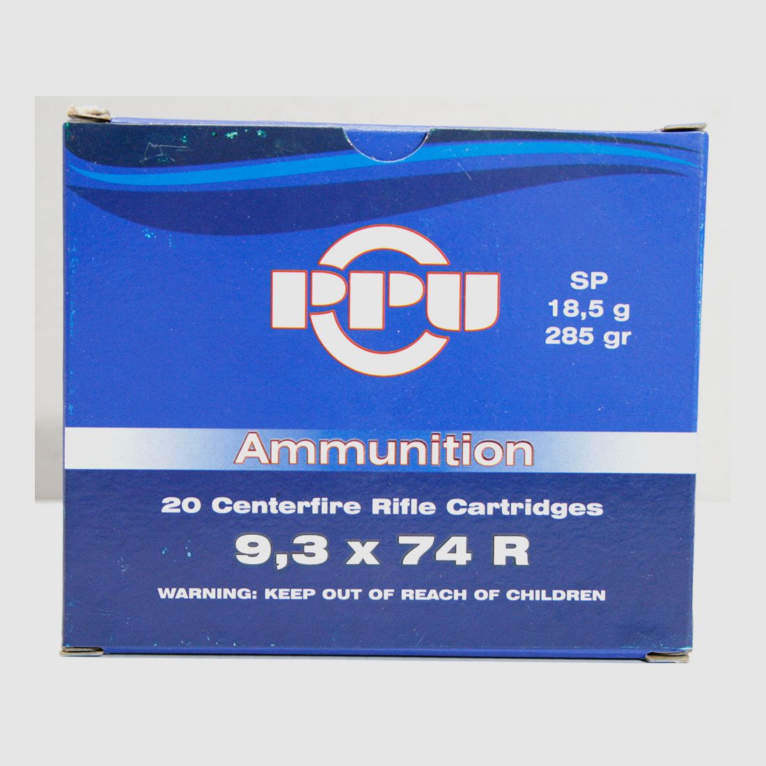 PPU 9,3x74R Rifle A-461 285gr 18,5g SP częściowo płaszczowa JAGD amunicja Partizan 9,3, zdjęcie 1 z 5