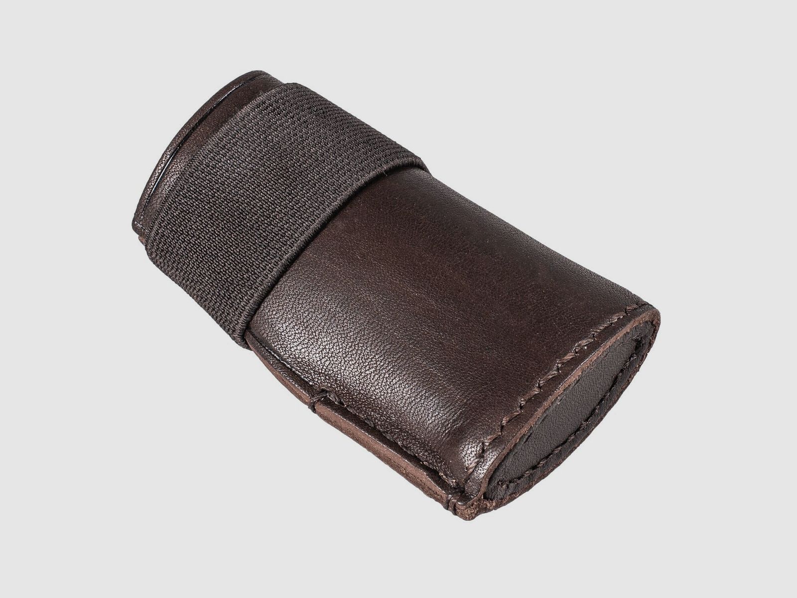 Funda de cañón para escopeta de doble cañón de cuero