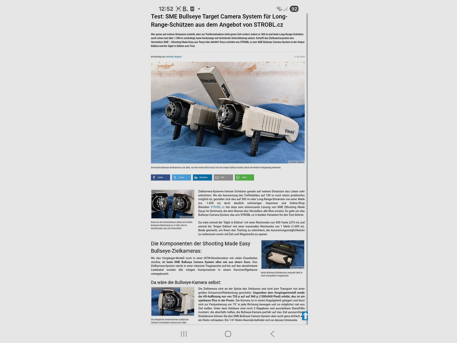 SME BULLSEYE Long range/shotTarget Kamera Neu! Bis 1 Meile Übertragung.