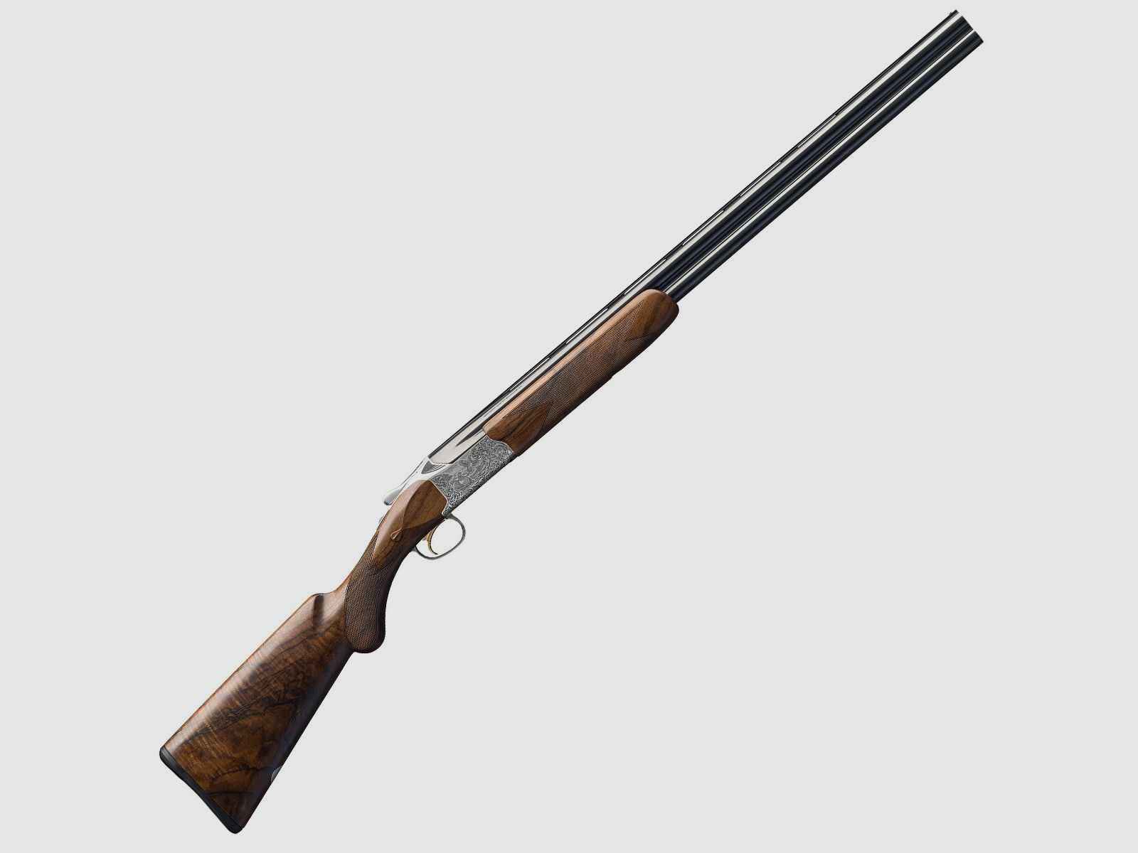 Boven-ondergeweer Browning 825 Game Prestige Ronde Pistolengreep Kal. 12